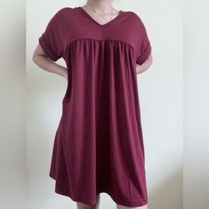 Women's Burgundy Dress